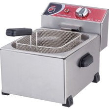 Allians 5 lt Paslanmaz Çelik Fritöz Sağlıklı ve Şık Mutfak Arkadaşı Kolay Temizlik Özelliği