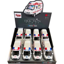 Vardem Oyuncak HT-7737 Surt Işıklı Sesli Ambulans Polis - 1 Adet Stokta Olan Gönderilir