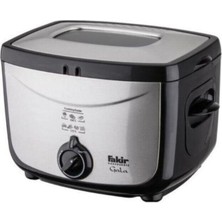 Allians Gala Siyah 1.5l Paslanmaz Çelik Fritöz, Şık ve Dayanıklı Tasarım