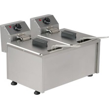 Allians Elektrikli 10+10 Lt Fritöz, Şık ve Fonksiyonel Mutfak Aleti