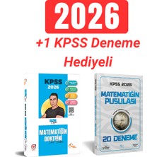 Doktrin Yayınları 2026 Kpss Matematiğin Doktrini Soru Bankası ve Matematiğin Pusulası 20 Deneme +1 Kpss Deneme Hediye