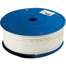 PremiumPort 2X4MM Poliüretan Rulo Hortum Beyaz, 200M Uzunluk, Dayanıklı ve Esnek