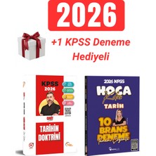 Doktrin Yayınları 2026 Kpss Tarihin Doktrini Soru Bankası ve Hoca Kafası Tarih 10 Branş Deneme +1 Kpss Deneme Hediye