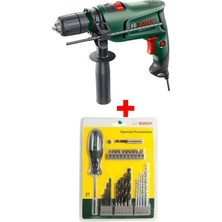 Bosch 600W Darbeli Matkap ve 27 Parça Vidalama Ucu Seti