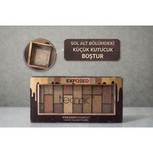 Technic Exposed Pressed Pigment Far Paleti 16'lı--(Bir Gözü Boştur, 15'lidir!)