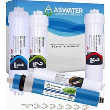 Allians Su Arıtma Filtre Seti Aw 5 Aşamalı, Ihlas Aura Cebilon Plus Silver Platinum
