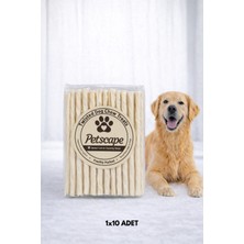 Petscape Burgu Köpek Ödülü Twisted Çiğneme Çubuğu Katkısız Diş Sağlığı Ödül Maması