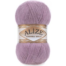 Alize Angora Gold (5 Adet) 312 Dağ Pembesi Renk Elörgü Ipliği