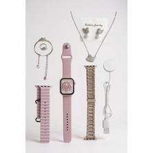 Allians Kadın Akıllı Saat G9 Mini Temiz ve Şık Kordon ve Aksesuar Seti