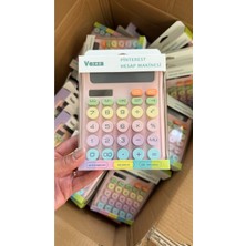 PremiumPort Pastel Renkli Büyük Ekran Hesap Makinesi, Şık ve Kullanışlı Tasarım