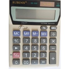 Rubenis Masa Üstü Hesap Makinesi, 12 Haneli, Dayanıklı ve Kolay Kullanım