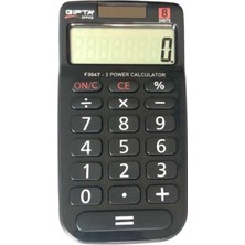 PremiumPort F3047 8 Haneli Siyah Hesap Makinesi, Pratik ve Güvenilir Kullanım