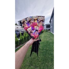 Özbience Işıklı Sevimli Peluş Ayıcık Buketi, Sevgi Dolu Hediye Seçeneği