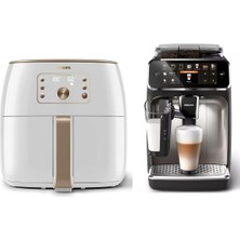 Allians Çok Fonksiyonlu Yüksek Kapasiteli Çiftli Fritöz ve Otomatik Kahve Makinesi Seti