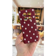 Vip Case Redmi Note 14 Pro 4g Uyumlu Beyaz Papatya Desenli Silikon Darbe Emici Klasik Korumalı Rubber Kılıf