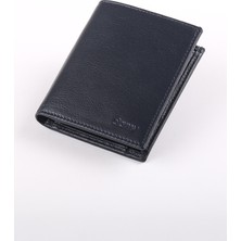 Ancora Leather Hakiki Deri Rfıd Korumalı Erkek Cüzdan 43210 Lacivert