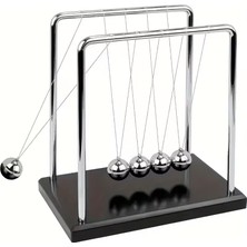 Layfhex Ofis Çalışma Masası Newton Denge Stres Topu Çarparak Hareket Eden Masa Süsü