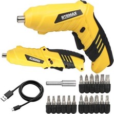 PremiumPort Çift Fonksiyonlu 3,6V Şarjlı Akülü Vidalama Seti, Pratik ve Güçlü Kullanım