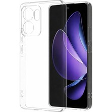 CepStok Oppo Reno 13F Kılıf Şeffaf Kamera Korumalı Esnek Yumuşak Silikon