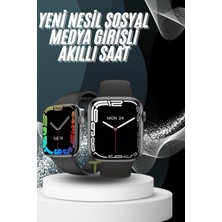 Allians Yeni Model Akıllı Saat, Dokunmatik Ekran, Unisex, Amoled, 44 mm