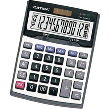 PremiumPort 12 Haneli Masaüstü Hesap Makinesi, Kullanışlı ve Dayanıklı Tasarım