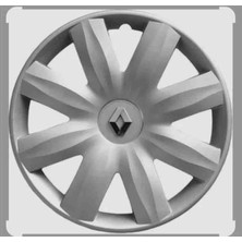 Yk Renault Symbol / Clio / Megane Uyumlu 14 Inç Jant Kapağı 4'lü Takım Amblem Hediyeli
