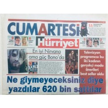 Özbience 4 Ocak 2003 Hürriyet Cumartesi Eki Nirvana ve Bonoda GZ42023
