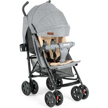 Moje Strong Baston Bebek Arabası Gri Siyah