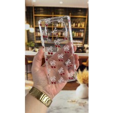 Vip Case Redmi Note 14 Pro 4g Uyumlu Kiraz Desenli Şeffaf Darbe Emici Kamera Korumalı Clear Kılıf