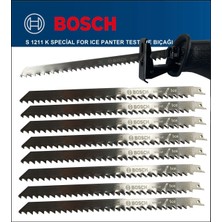 Bosch 8 Adet Tilki Kuyruğu Bıçağı S 1211 K, Buz ve Kemik Kesme Seti