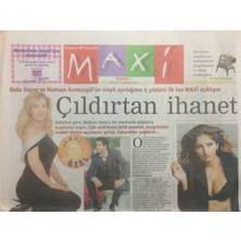 Özbience 26 Kasım 1997 Posta Gazetesi Maxi Eki Seda Sayan Mahsun Kırmızıgül