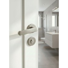 Merkezoğlu Yüksel Alfa Inox Kapı Kolu Wc/banyo Tipi Yuvarlak Rozet Takım