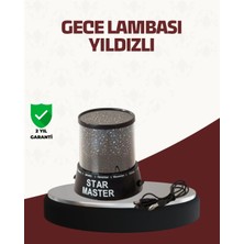 Hsc Bilişim Galaxy Efektli LED Projektör Taşınabilir Yıldız Gece Lambası
