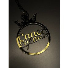 Pi Dekorasyon Pleksi Kişiye Özel Ayna Süsü Gold