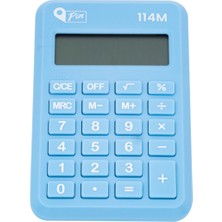 PremiumPort Mavi Renkli Taşınabilir Cep Hesap Makinesi, Pratik ve Hafif Tasarım