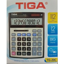 PremiumPort Pratik ve Şık 12 Haneli Masaüstü Hesap Makinesi, Güçlü Performans