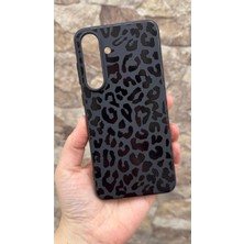 Vip Case Samsung Galaxy S25 Fe Uyumlu Leopar Desenli Silikon Darbe Emici Klasik Korumalı Rubber Kılıf 277