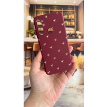 Vip Case Xiaomi Redmi Note 8 Uyumlu Beyaz Fiyonk Desenli Silikon Darbe Emici Klasik Korumalı Rubber Kılıf