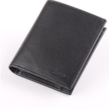 Ancora Leather Hakiki Deri Rfıd Korumalı Erkek Cüzdan 43210 Siyah