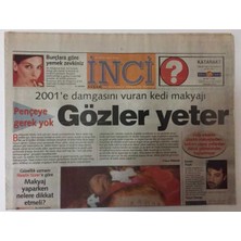 Özbience 2001 Damgasını Vuran Kedi Makyajı Gözler Yeter Akşam Gazetesi Ek 30 Ocak