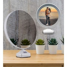 Özbience Kişiye Özel LED Işıklı Fotoğraflı Sihirli Ayna