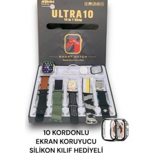 Allians Çok Fonksiyonlu 8 Ultra Akıllı Saat, Kordon ve Kılıf ile Spor ve Takvim