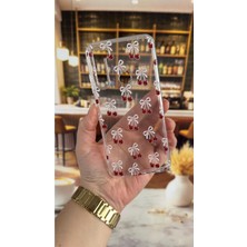 Vip Case Redmi Note 8 Uyumlu Kiraz Desenli Şeffaf Darbe Emici Kamera Korumalı Clear Kılıf