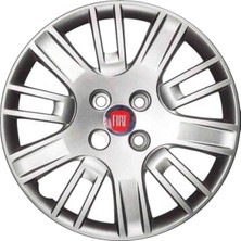 Yk Fiat Doblo / Linea / Punto / Fiorino Uyumlu 15 Inç Jant Kapağı 4'lü Takım Amblem Hediyeli