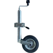 PremiumPort 48MM Römork Karavan Ön Destek Tekeri, 150 kg Kapasiteli, Kelepçe Dahil