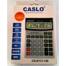 PremiumPort 12 Haneli Masaüstü Hesap Makinesi CS-8113-120, Pratik ve Güvenilir