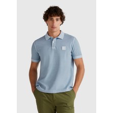 United Colors Of Benetton Açık Mavi Erkek ERK_%100 Organik Koton Regular Fit Polo T-Shirt Model Kodu: ( 3089U302D8F9)