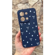 Vip Case Redmi 15C Uyumlu Mini Fiyonk Desenli Silikon Darbe Emici Klasik Korumalı Rubber Kılıf