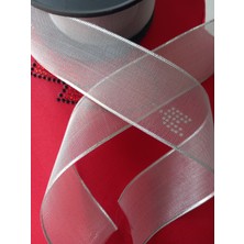 Helvacıoğlu Çikolata Simli Dekoratif Kurdele , 4,5 cm Eninde, 3 Metre