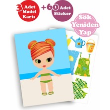 Ermap Tükenmeyen Bebek Giydirme Kartları Stickerlı